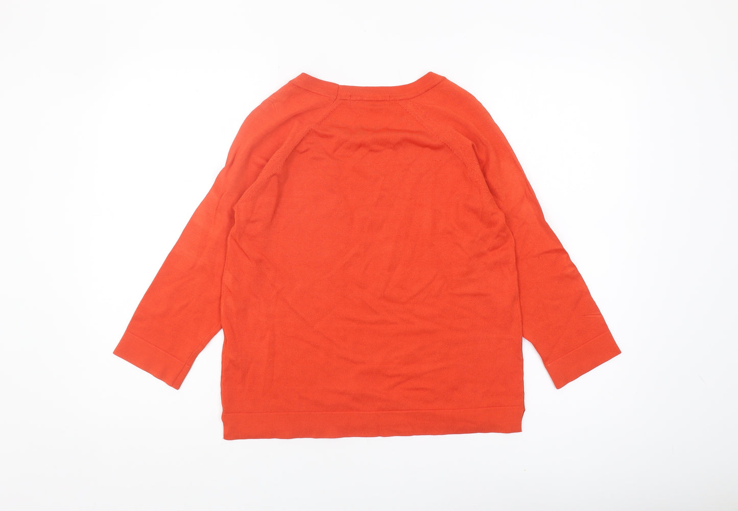 Marks and Spencer Women's Orange Pullover Jumper