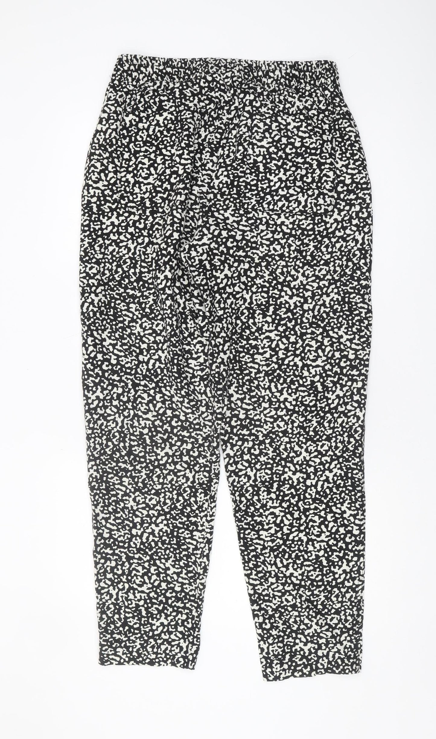 Marks and Spencer Women's Black Elastic Waist Trousers