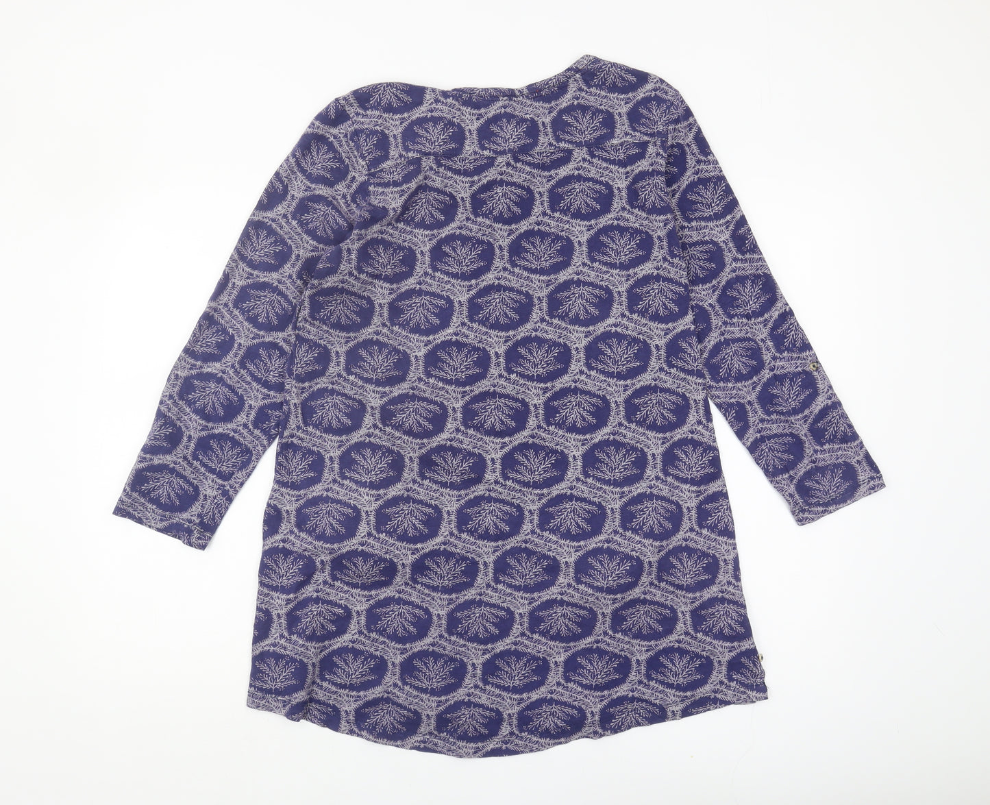 White Stuff Women's Purple Tunic Blouse Size 12