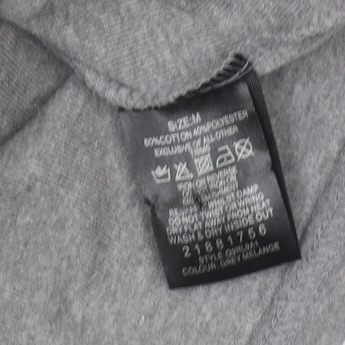 Anna Rose Women's Grey Long Sleeve Casual T-Shirt M