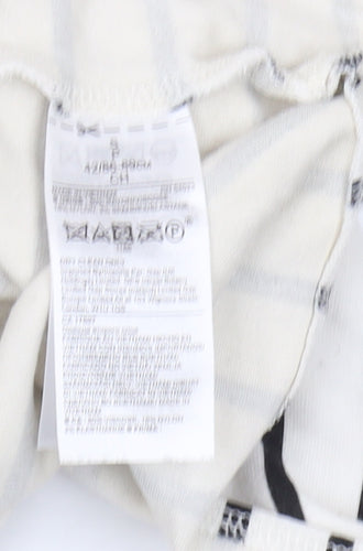 Banana Republic Women's White Striped Shift Dress S