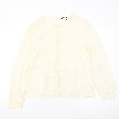 Redoute Creation Ivory Women’s Long Sleeve Blouse Size 10