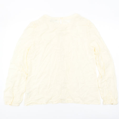 Redoute Creation Ivory Women’s Long Sleeve Blouse Size 10