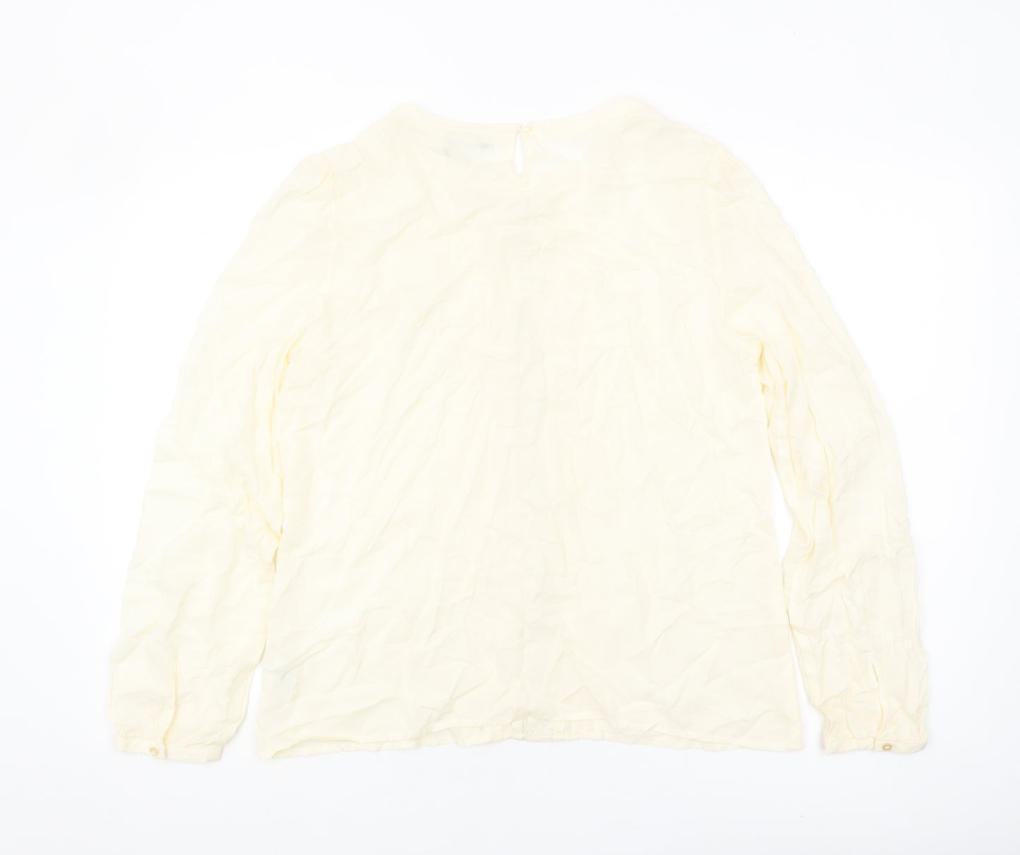 Redoute Creation Ivory Women’s Long Sleeve Blouse Size 10