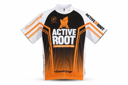 Front view of Scimitar unisex multicoloured cycling jersey xl