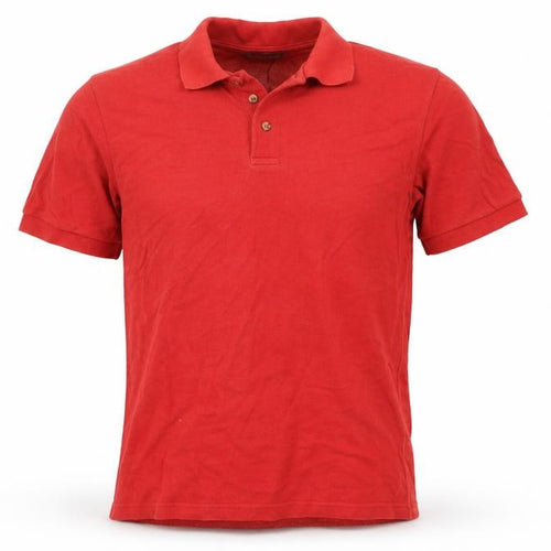 Hawkshead Men's XS Red Cotton Polo Shirt