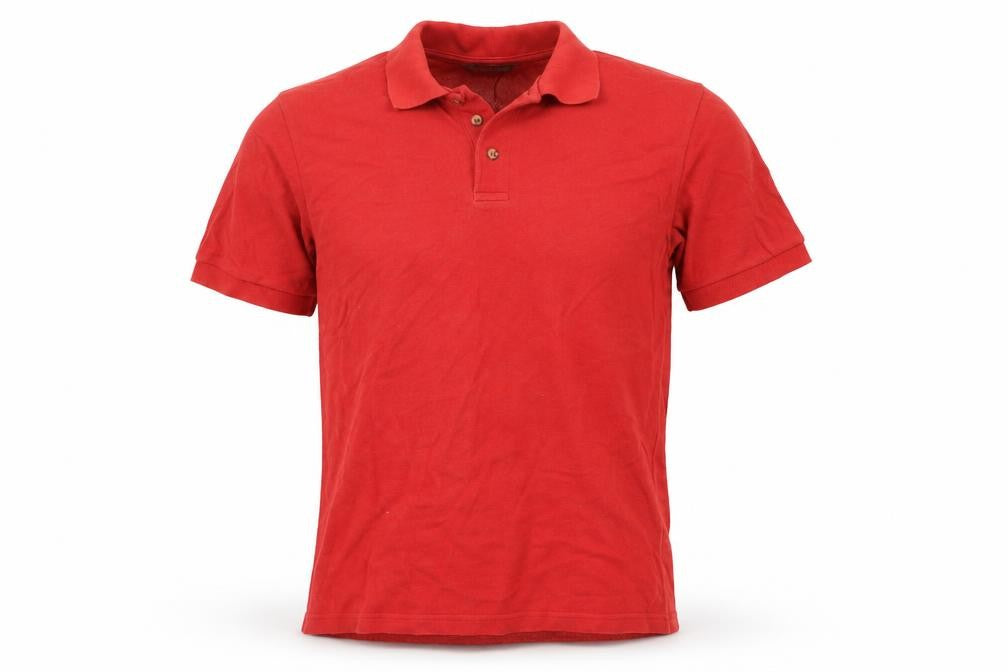 Hawkshead Men's XS Red Cotton Polo Shirt