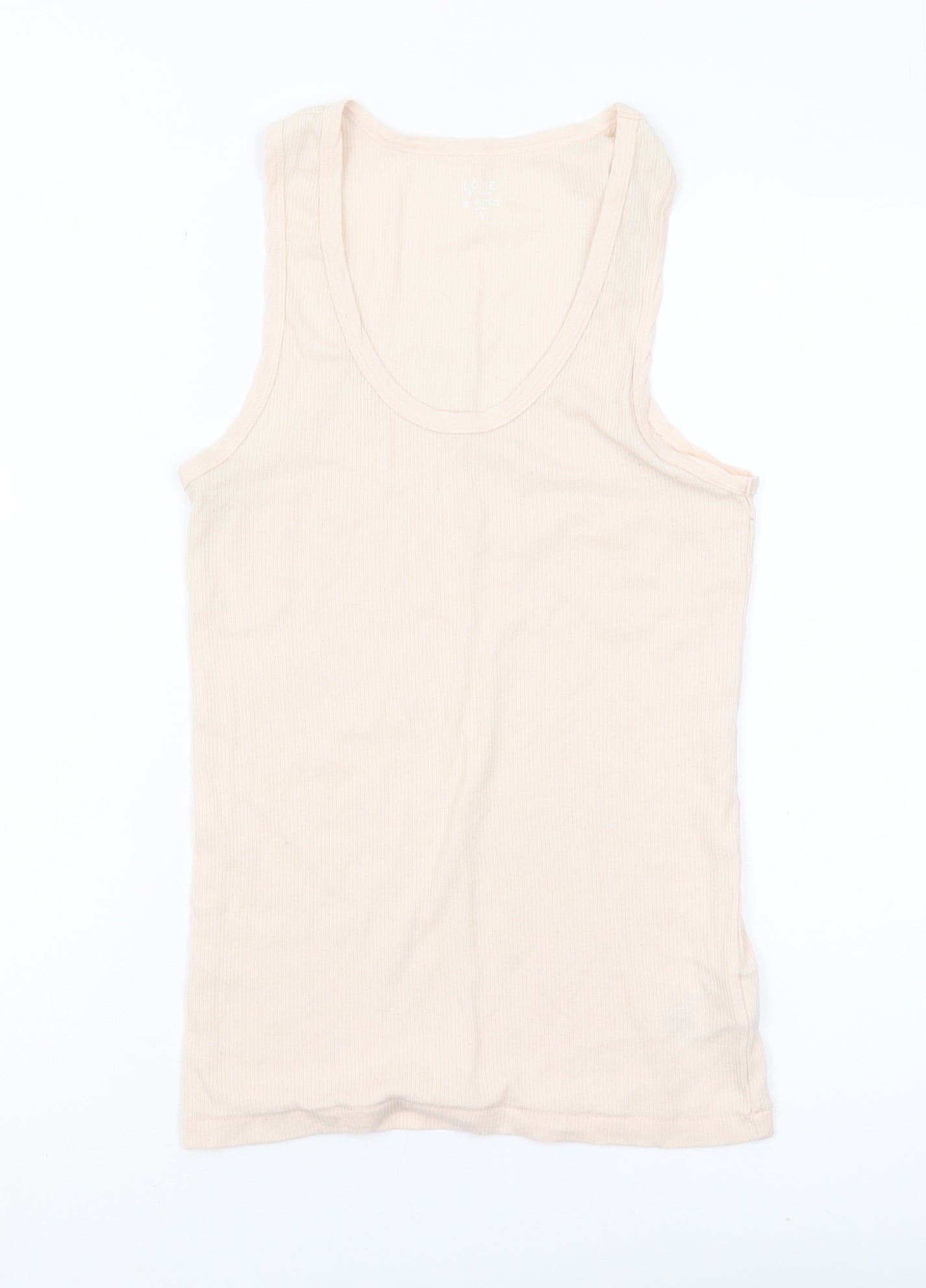 Gap Women’s Beige Tank Top, Size S, Regular Fit