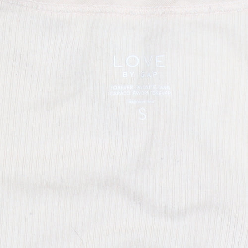 Gap Women’s Beige Tank Top, Size S, Regular Fit