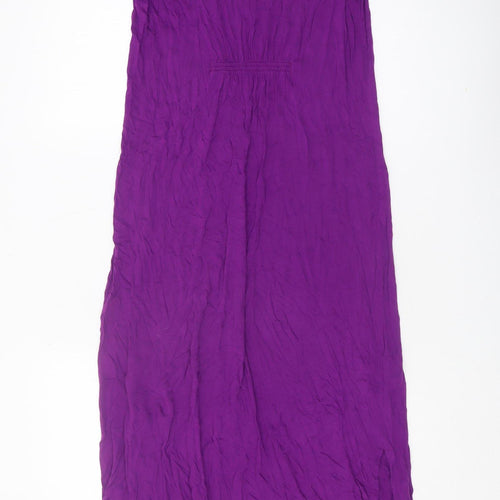 Marks and Spencer Women's Purple Short Viscose Dress