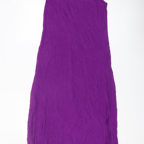 Marks and Spencer Women's Purple Short Viscose Dress