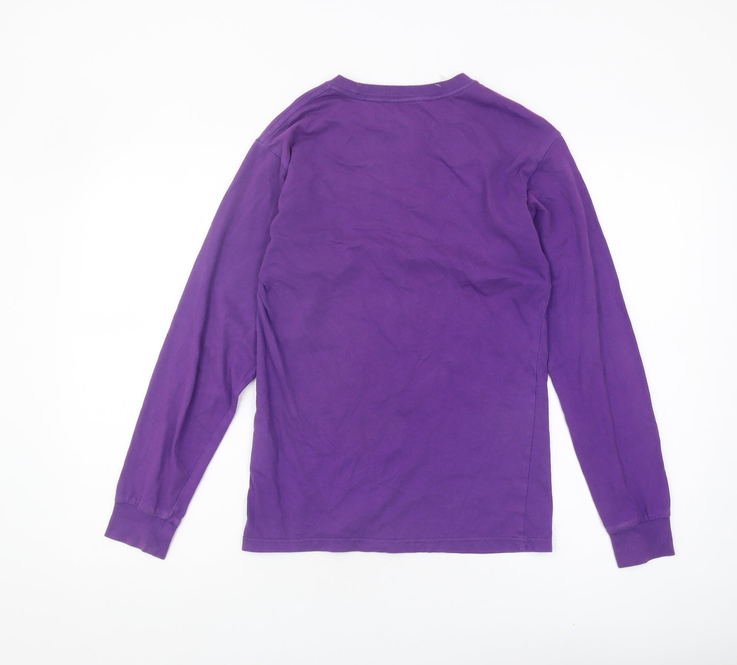 Vans Unisex Purple Long Sleeve T-Shirt in Small Classic Fit