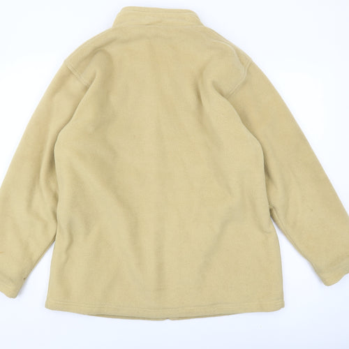 EWM Women's Beige Fleece Jacket Size 14