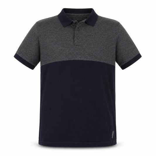 Front view of French Connection Men's Grey Polo Shirt, size L