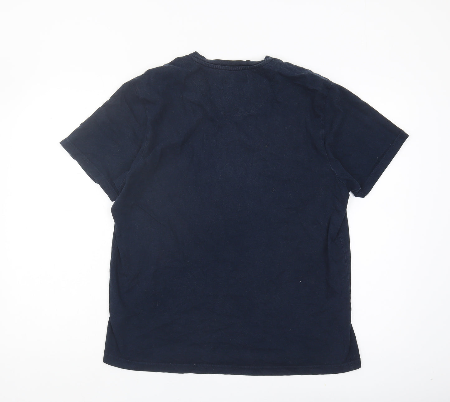 Ben Sherman Men's Blue Car Graphic T-Shirt Size L