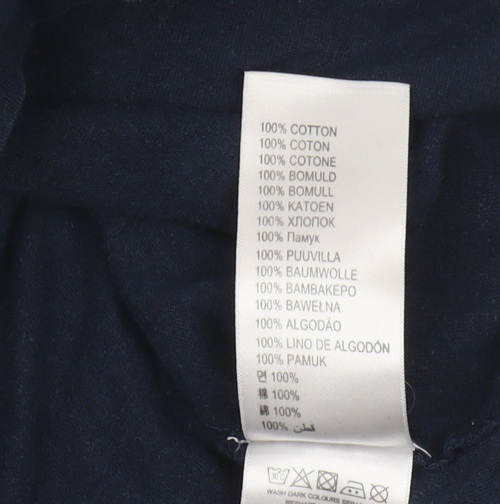 Ben Sherman Men's Blue Car Graphic T-Shirt Size L