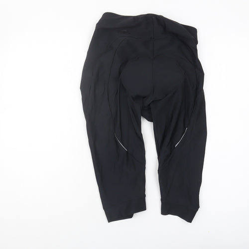 Madison Women's Black Activewear Trousers, Size 14, Elastic Waist