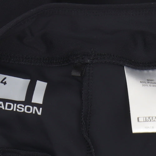 Madison Women's Black Activewear Trousers, Size 14, Elastic Waist
