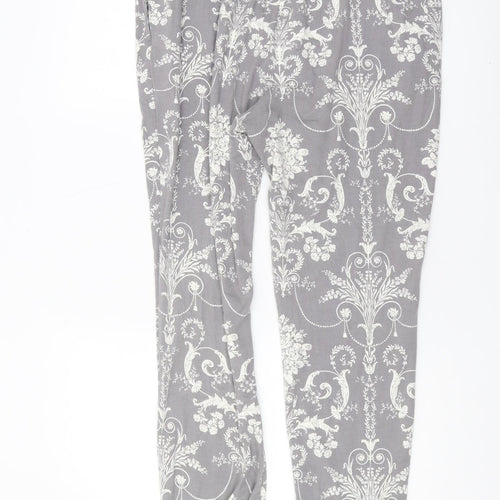 Laura Ashley Women's Grey Floral Pyjama Pants Size 14