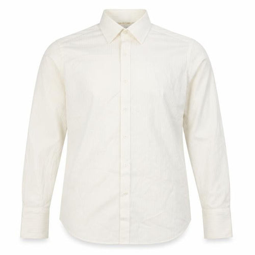 Jeff Banks Men's Ivory Long Sleeve Shirt, Size 15.5