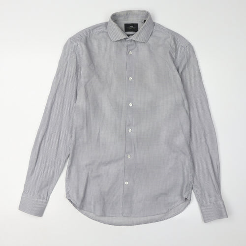 Moss London Men's Multicoloured Slim Fit Shirt