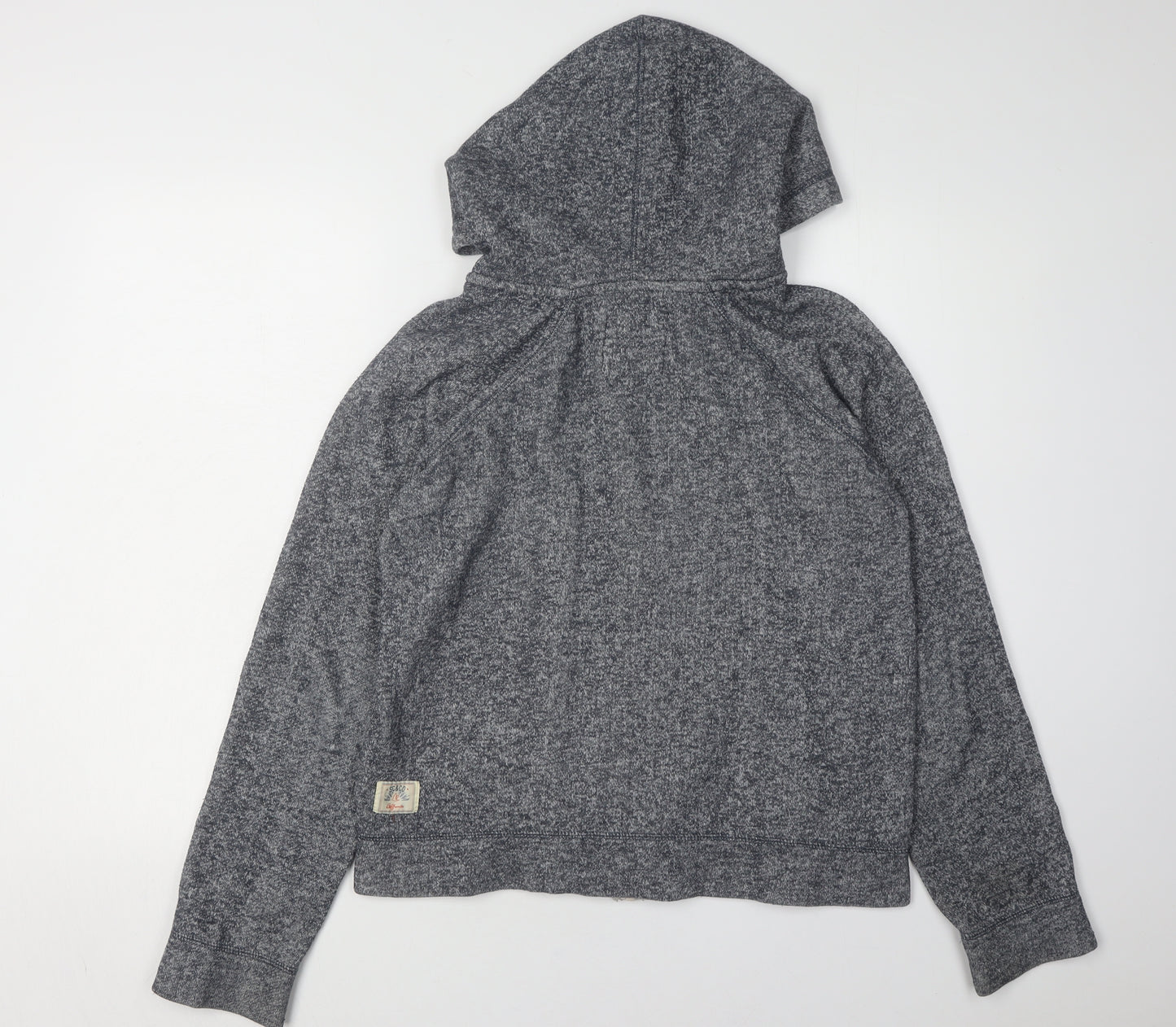 SoulCal & Co Grey Unisex Hoodie, Size 12, Zip Closure