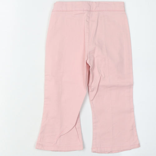 DKNY Girls Pink Trousers, Size 2 Years, Cotton Blend