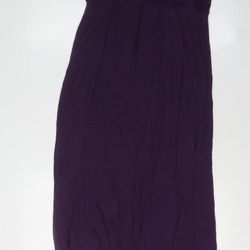 Boden Women's Purple Long Sleeveless Dress