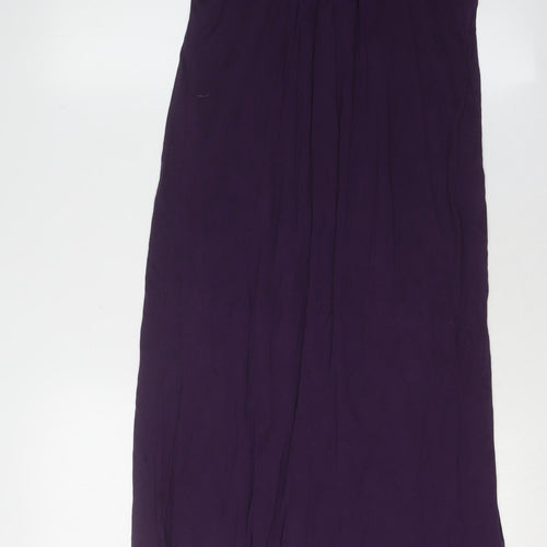 Boden Women's Purple Long Sleeveless Dress