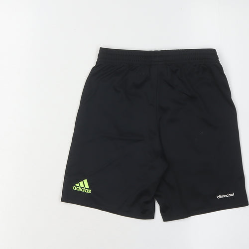 Adidas Boys' Black Athletic Shorts 9-10 Years