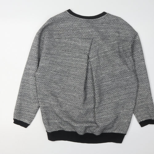 Banana Republic Women's Grey Petite Knit Pullover Sweater