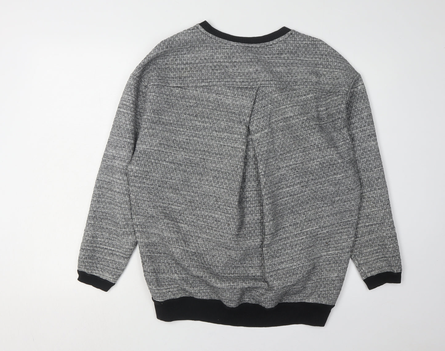 Banana Republic Women's Grey Petite Knit Pullover Sweater