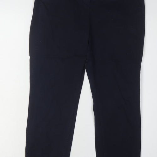J.Crew Women's Blue Chino Trousers Size 6