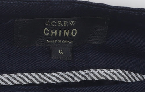 J.Crew Women's Blue Chino Trousers Size 6