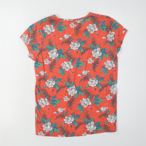 Laura Ashley Floral T-Shirt Women Multicoloured UK 10