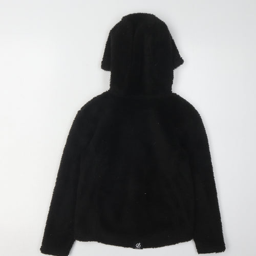 Dare 2b Girls Black Hooded Jacket Size 7-8 Years