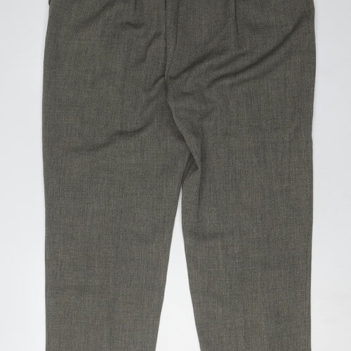 Honor Millburn Grey Women's Straight Trousers Size 22