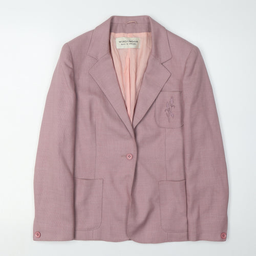 Windsmoor Women's Pink Blazer Size 8 Classic Style