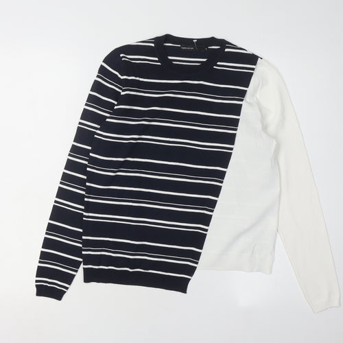 Karen Millen Women's Black Striped Jumper, Size S