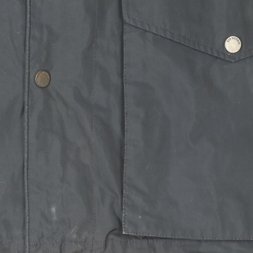 Ben Sherman Men’s Black Hooded Rain Jacket Size M