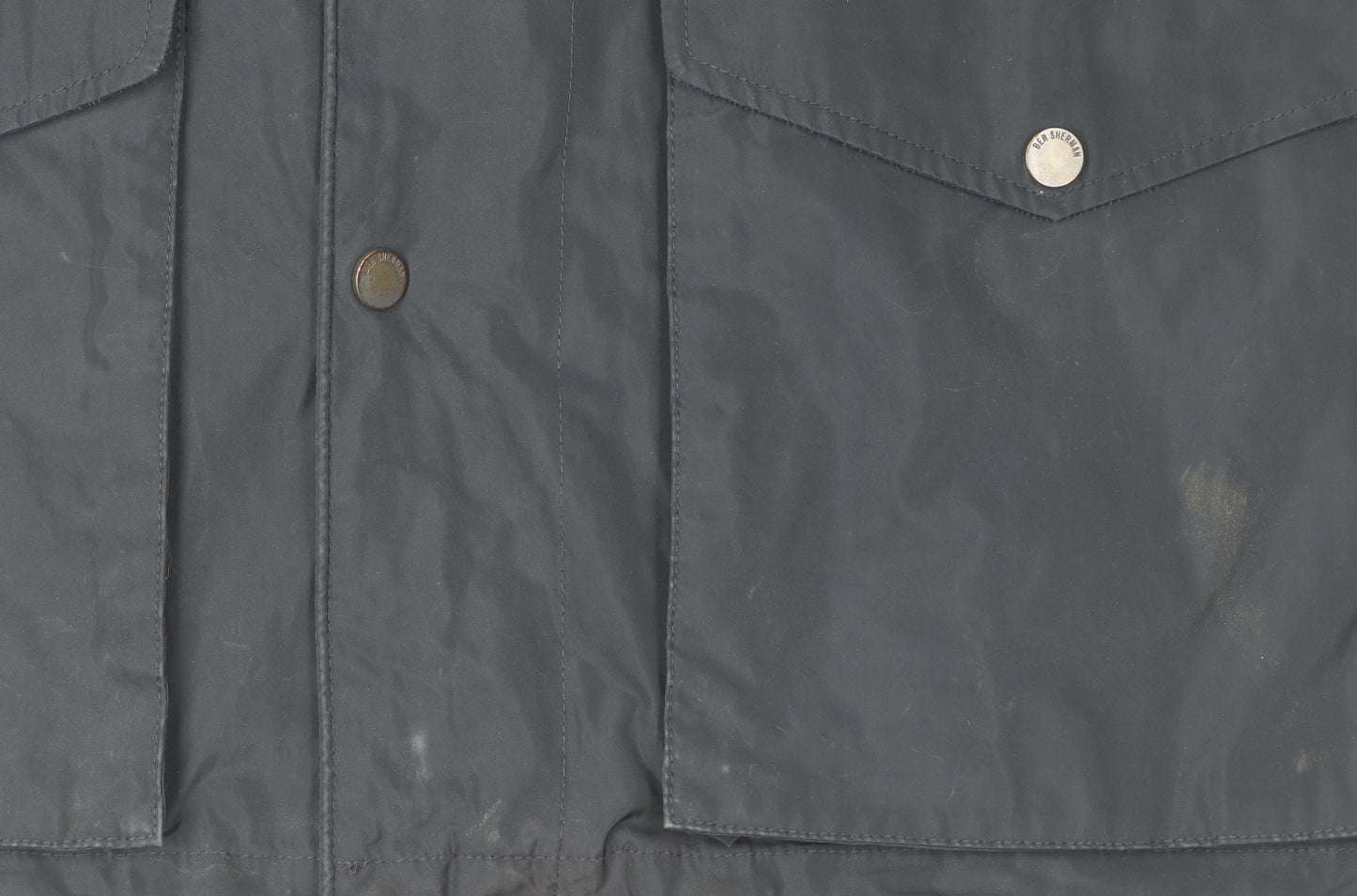 Ben Sherman Men’s Black Hooded Rain Jacket Size M
