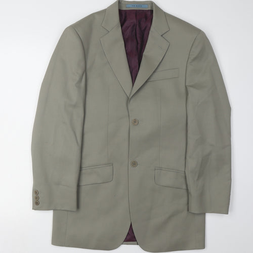 Ted Baker Men's Beige Blazer 34R Business Wool Jacket