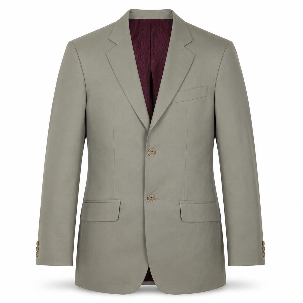 Front view of Ted Baker Men's Beige Blazer 34R Business Wool Jacket