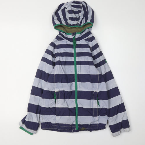 Mini Boden Boys Multicoloured Striped Jacket Sz 9-10