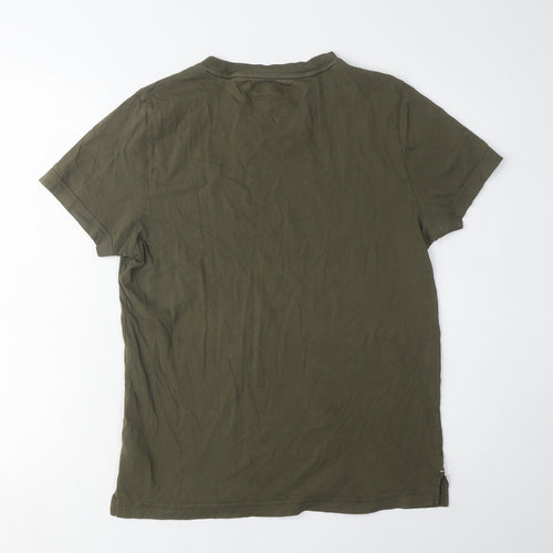 Tommy Hilfiger Men’s Green T-Shirt, Size S