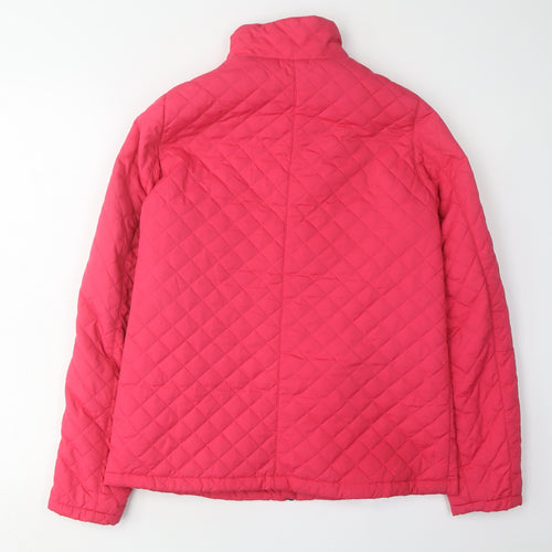 Alpine Women's Red Quilted Jacket Size 10 Casual