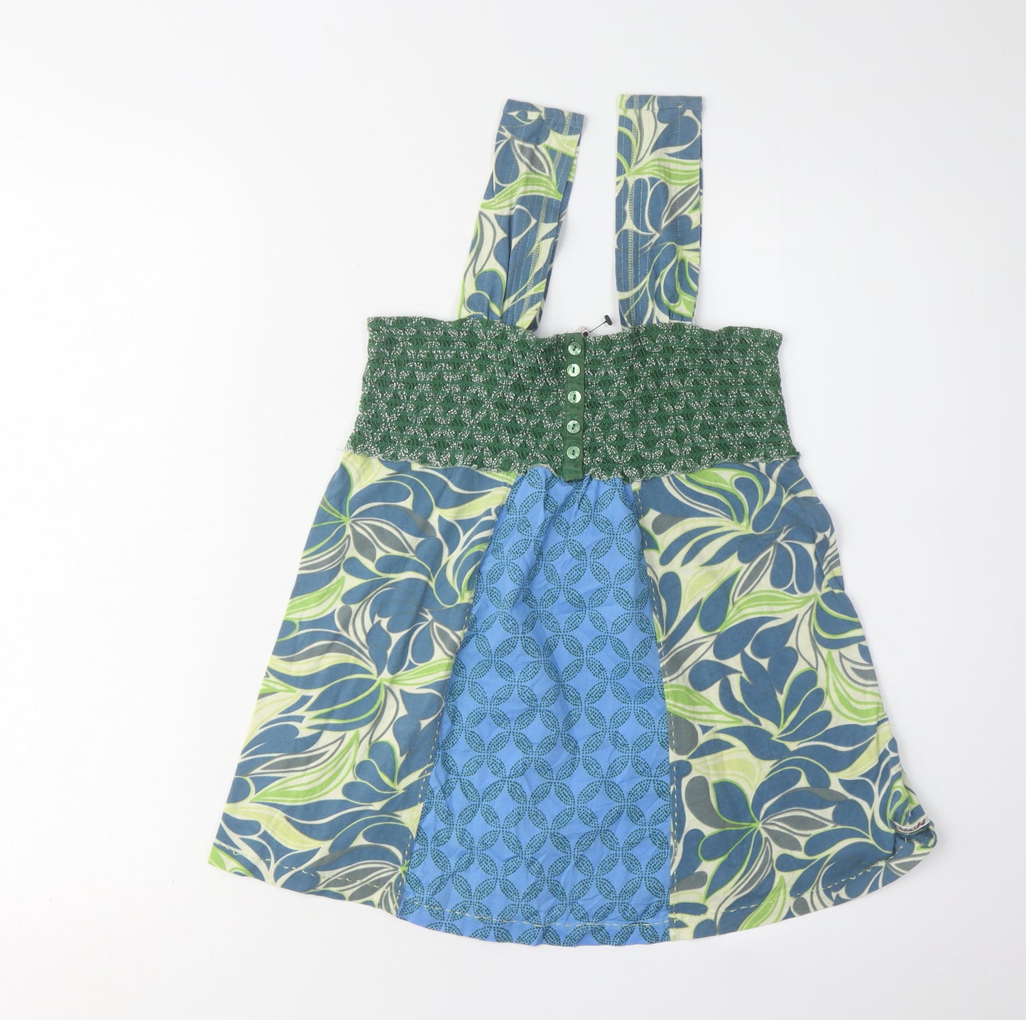 White Stuff Women's Multicoloured Floral Tank Top Size 10