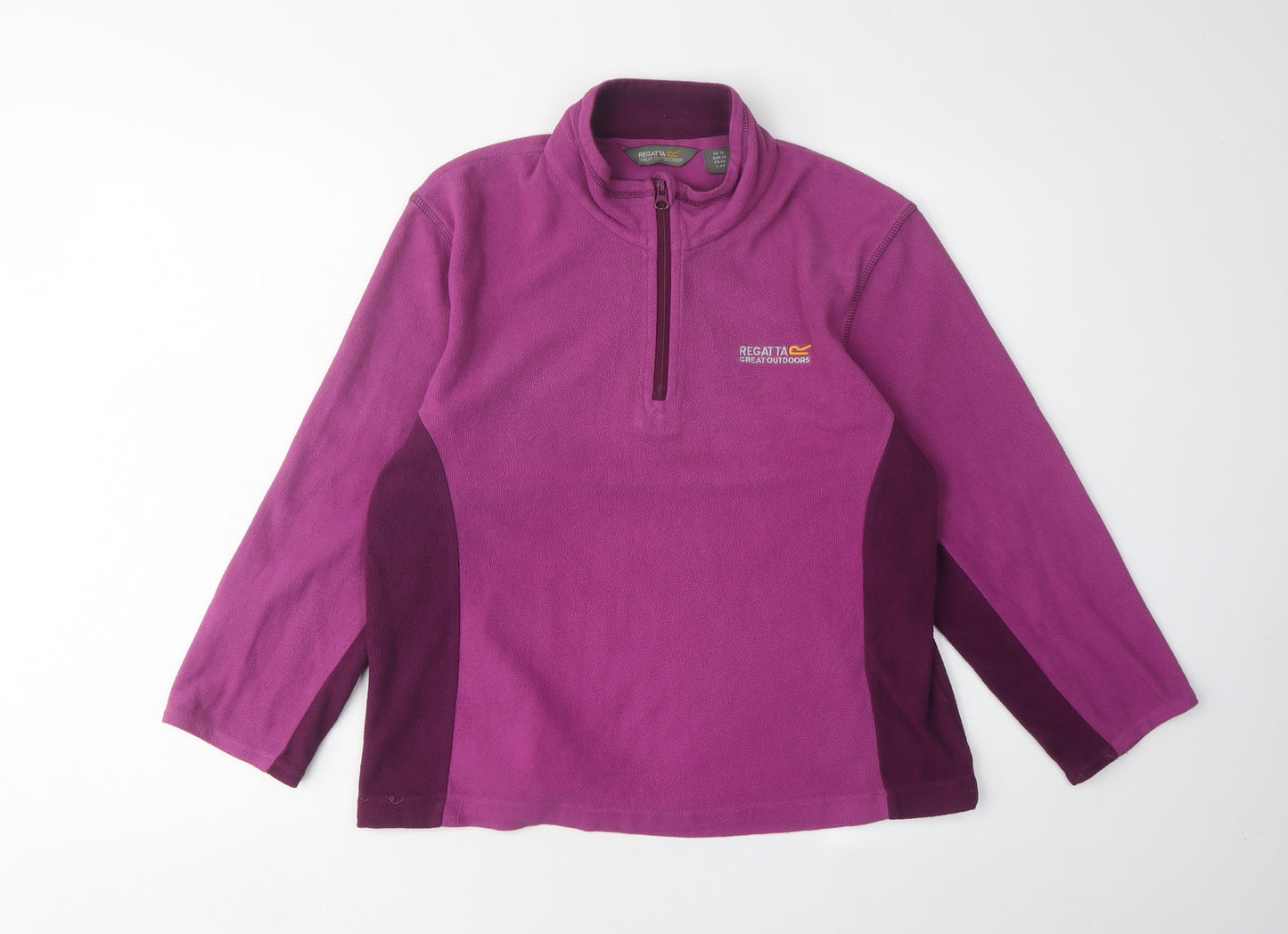 Regatta Women's Purple Sweatshirt Size 12