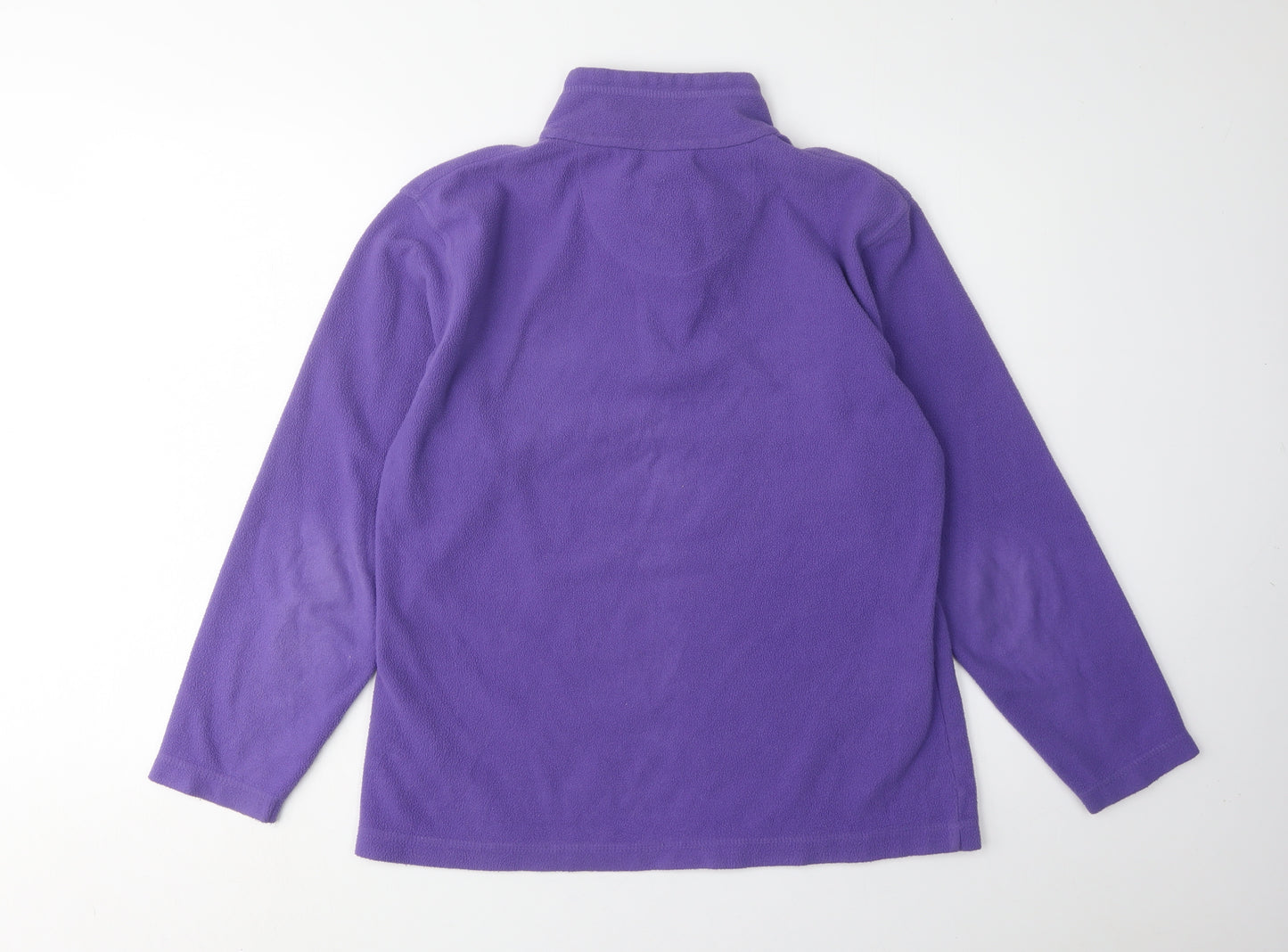 Regatta Women's Purple Fleece Zip Top Size 12