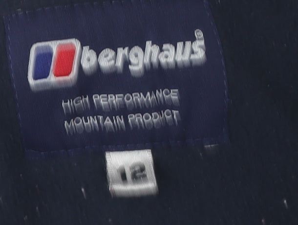 Berghaus Women's Blue Fleece Jacket Size 12 Outdoor